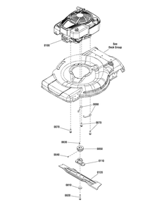 Engine And Blade Group (7502714) Diagram and Parts List for 7800863-JS48S 2012 Briggs and Stratton Lawn Mower